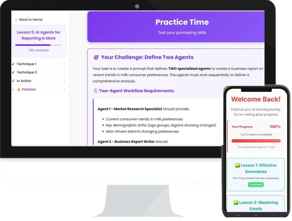 Online Marathon on Practical AI for Work - Interactive learning platform